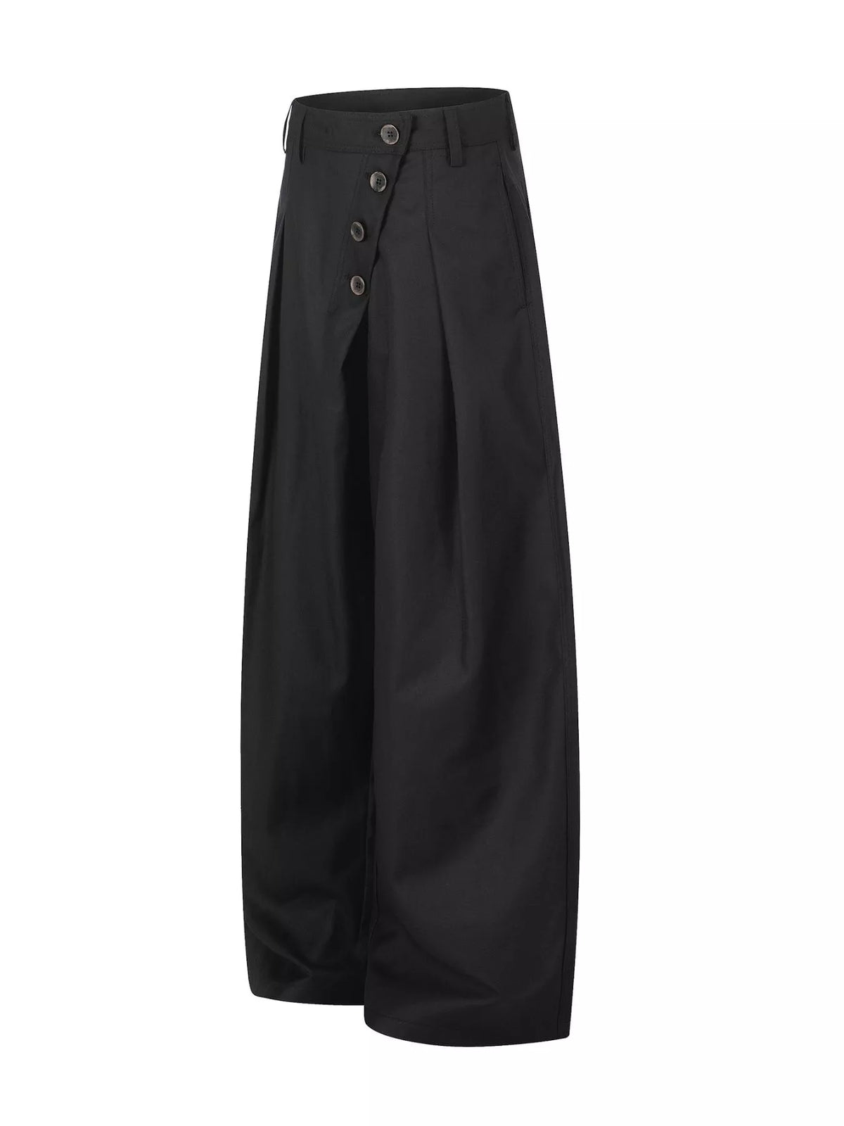 Men's Asymmetrical Button Wide-Leg Pants - Lilixa.store