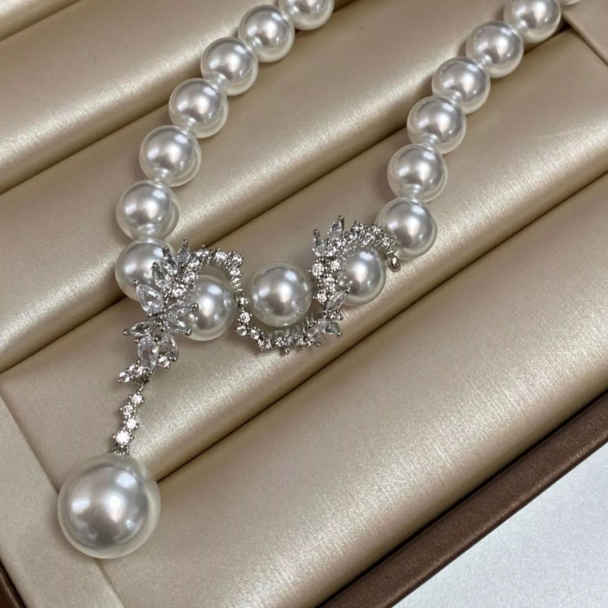 Zircon Pearl Necklace - Lilixa.store