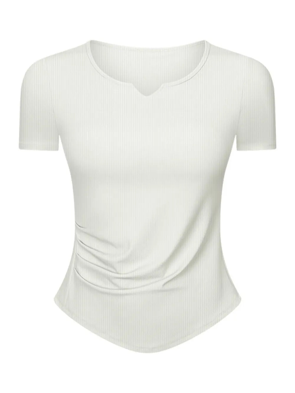 Millennia Notched Short Sleeve Active T-Shirt, view 8