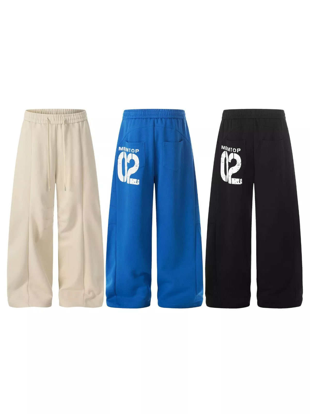 Men's Wide-Leg Streetwear Sweatpants