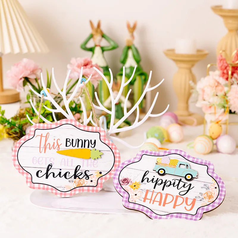 Easter Wooden Bead Hanging Widget - Lilixa.store