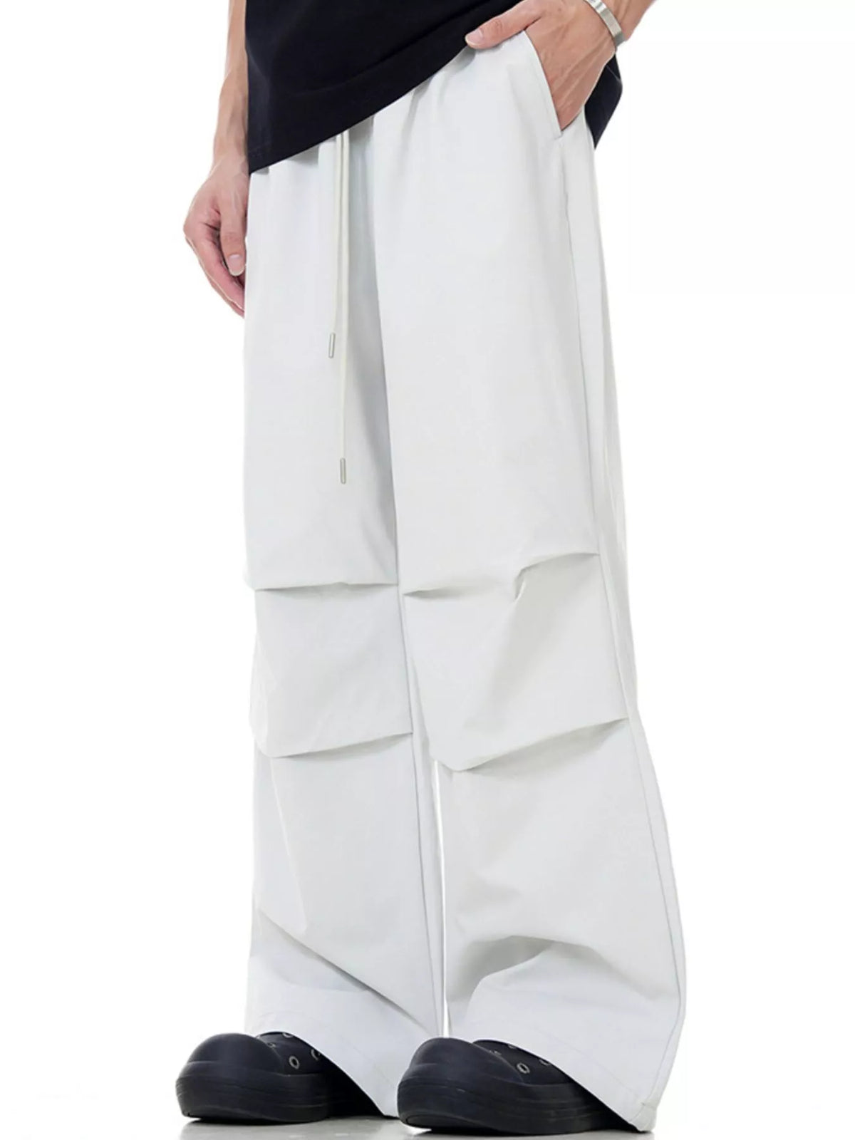Men's Wide-Leg Drawstring Pants, view 2