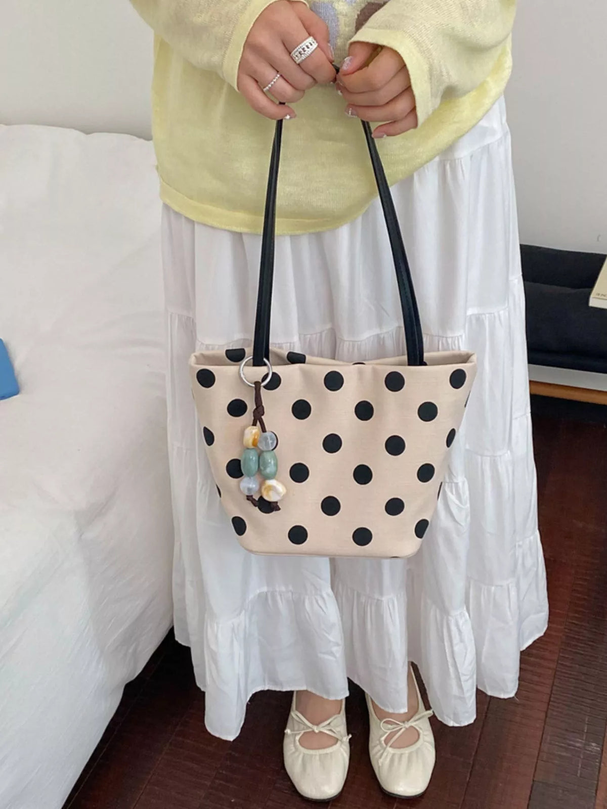 Polka Dot Shoulder Bag