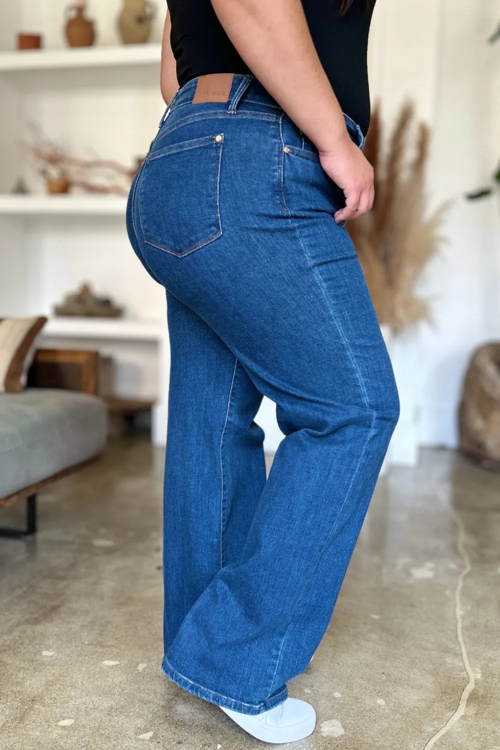 Judy Blue Full Size High Rise Straight Jeans - Lilixa.store