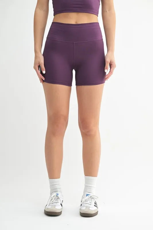 MONO B Venice Cloud Light Contour Biker Shorts - Lilixa.store