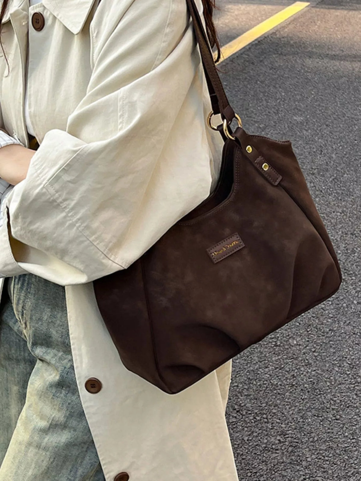 Vintage Suede Handbag