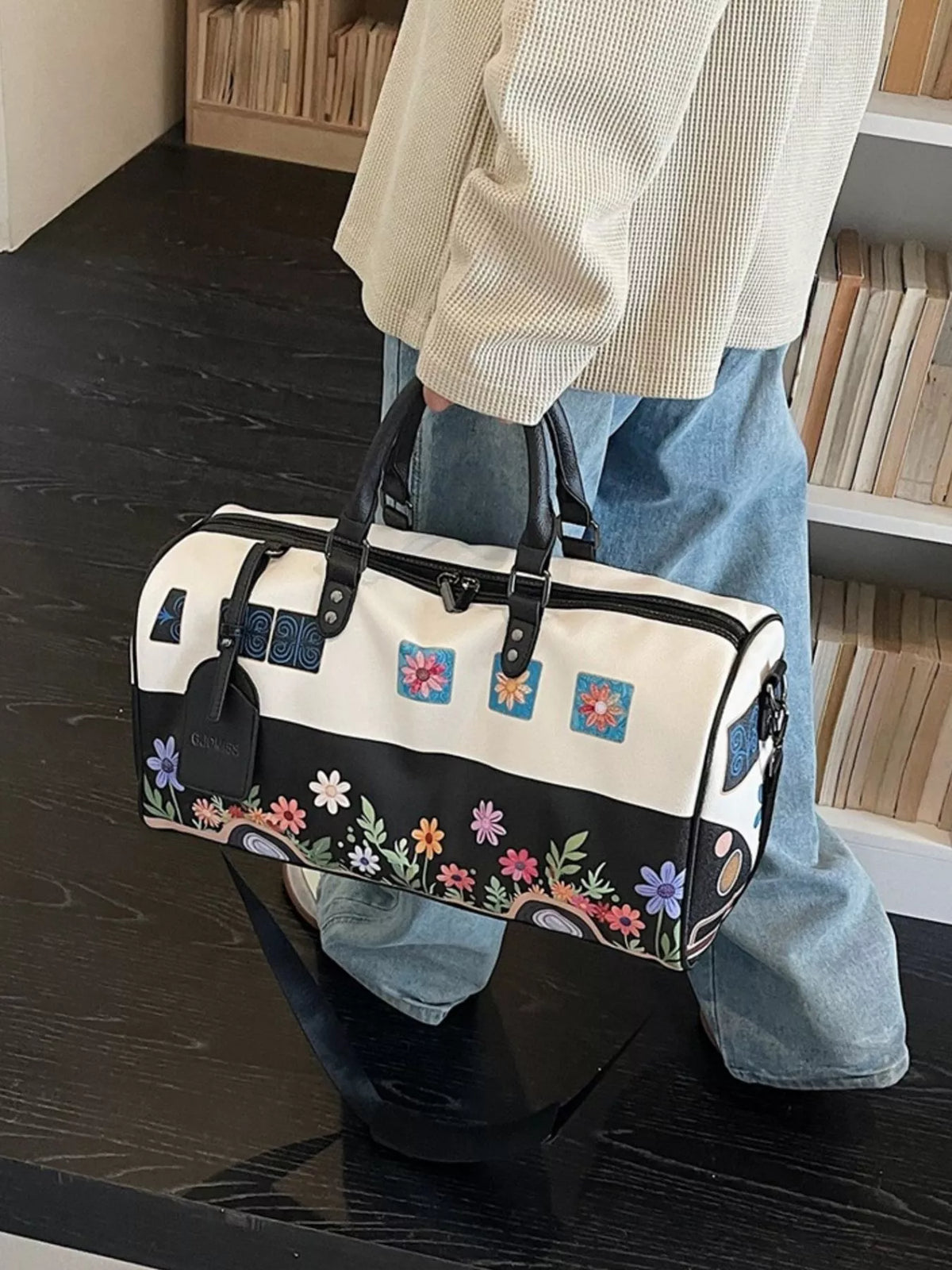 Floral Print Duffel Bag - Lilixa.store