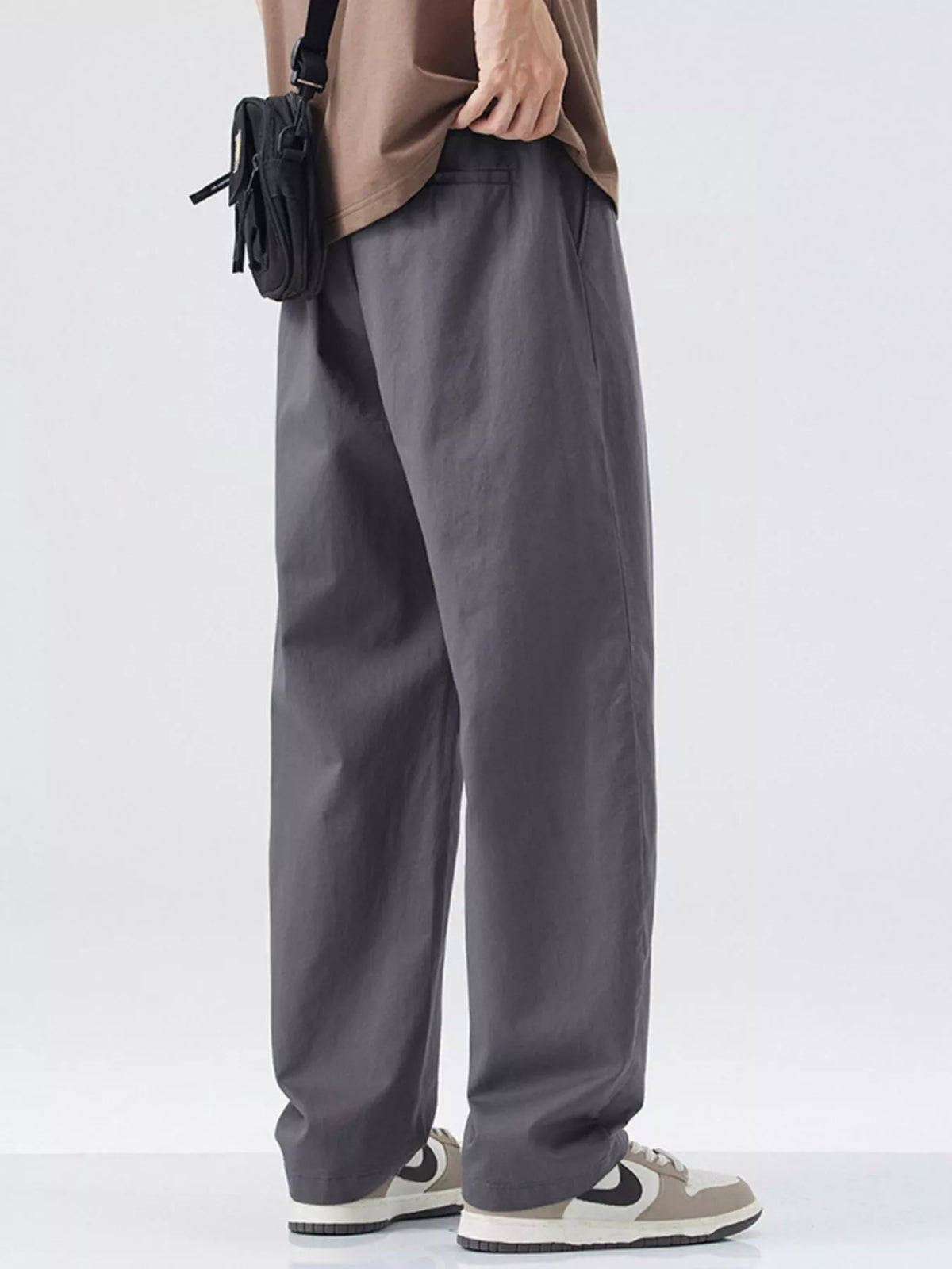 Men's Wide Leg Casual Pants, view 4