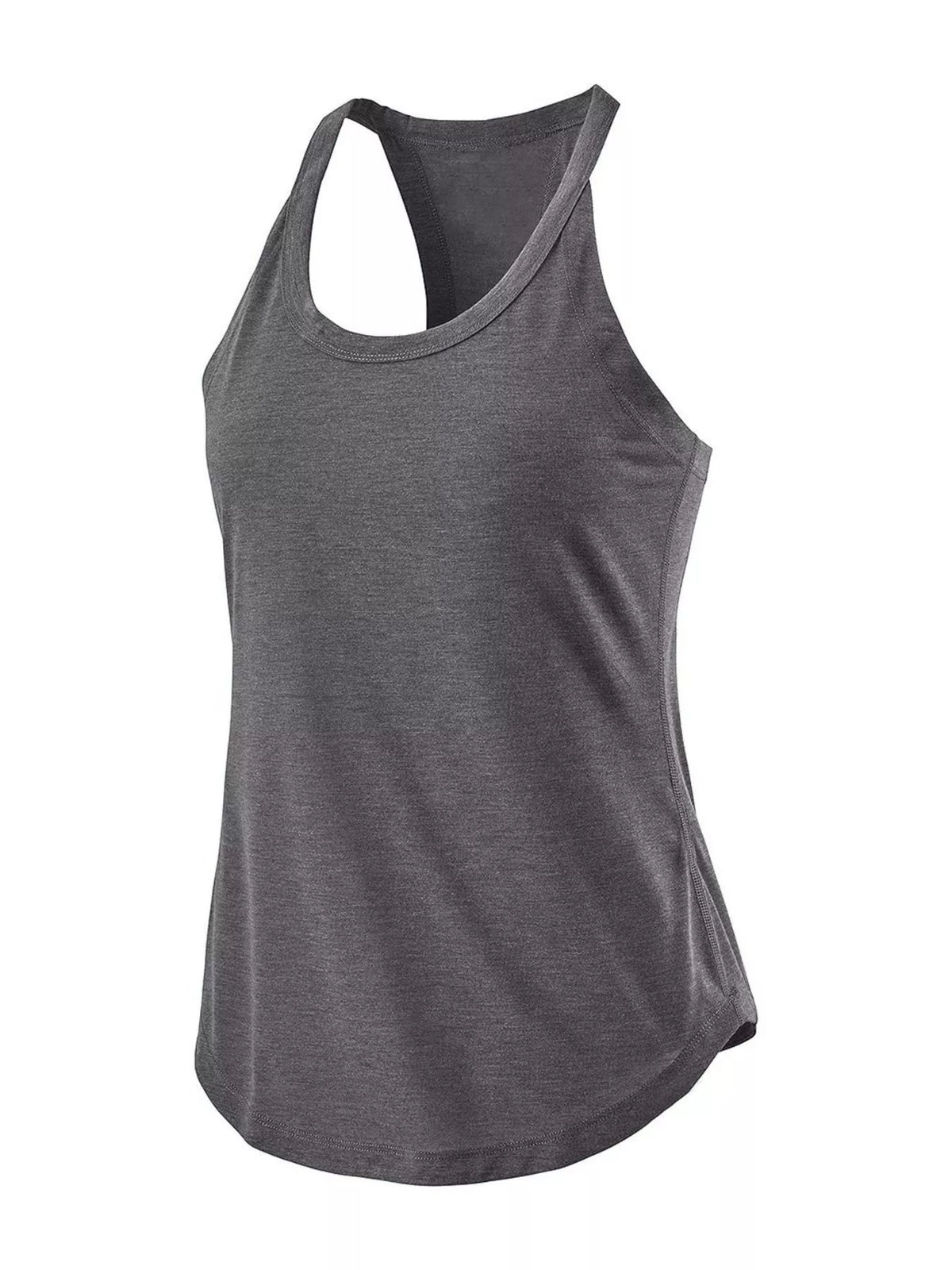 Round Neck Active Tank - Lilixa.store