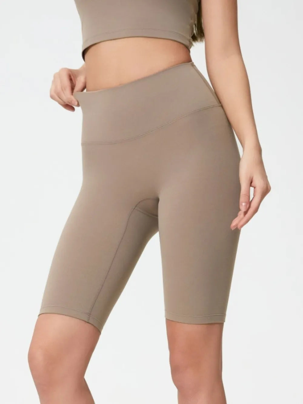 Millennia High Rise Wide Waistband Active Shorts - Lilixa.store