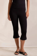 Side Slit Capris Leggings - Lilixa.store