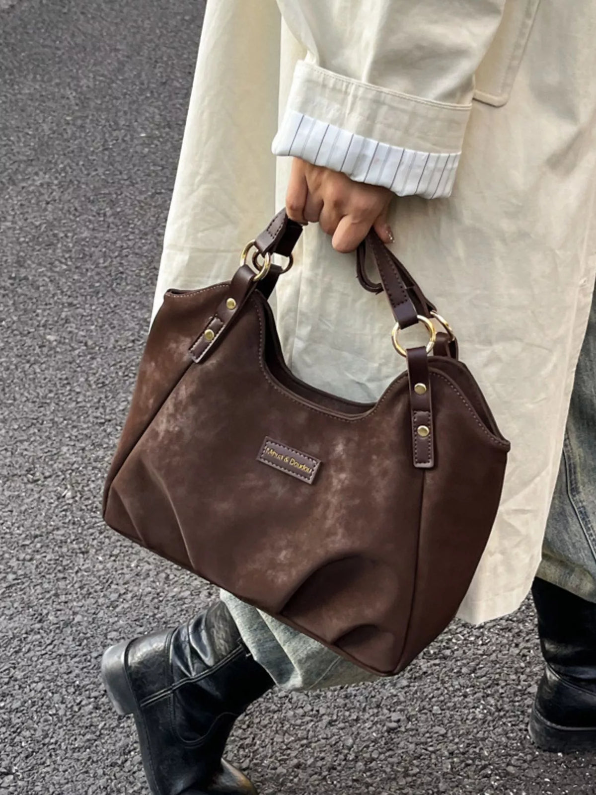 Vintage Suede Handbag