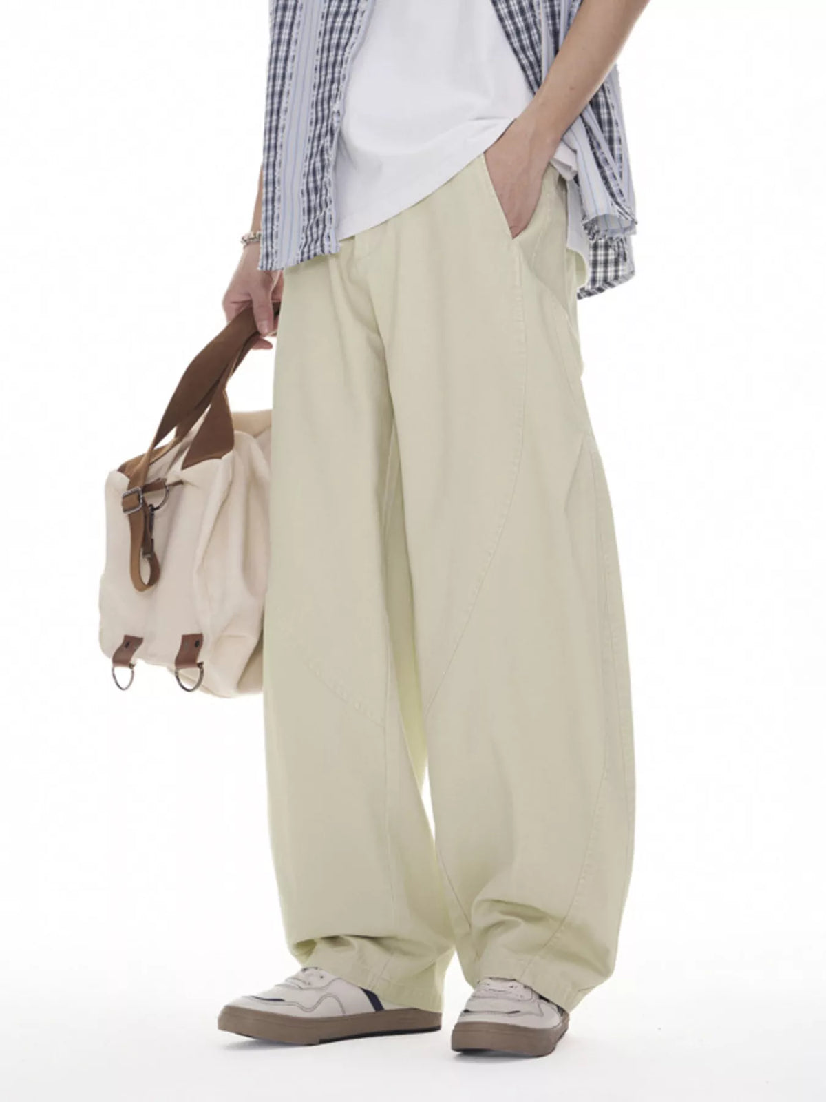 Men's Wide Leg Casual Pants, view 3