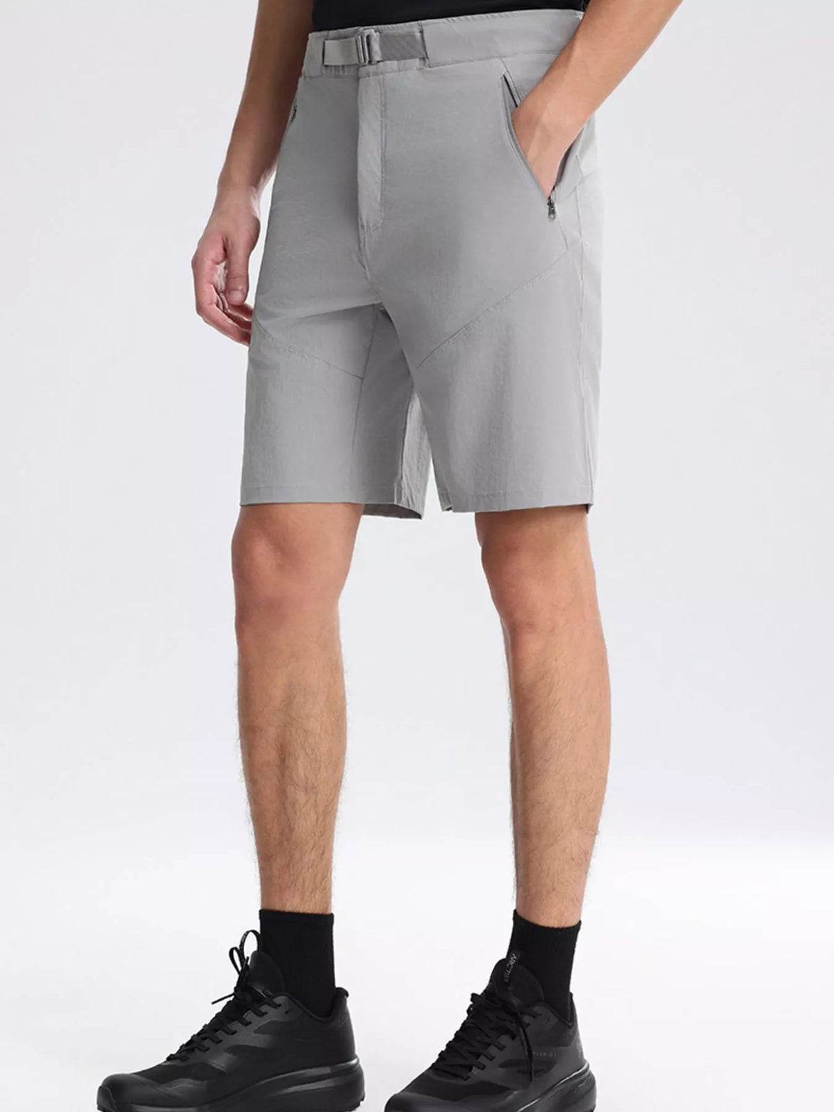 Men's Plus Size Pocketed Lightweight Shorts, view 7