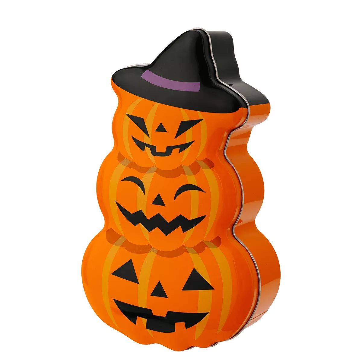 Halloween Jack-O'-Lantern Tin Storage Box - Lilixa.store