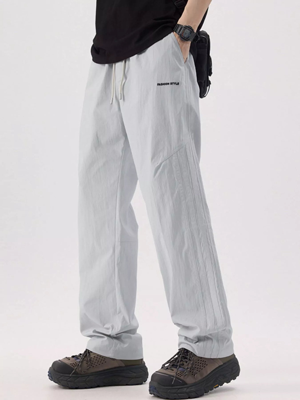 Men's Plus Size Wide Leg Pants, view 3