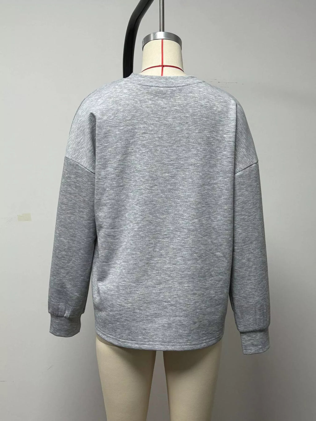 Quarter-Zip Dropped Shoulder Sweatshirt - Lilixa.store