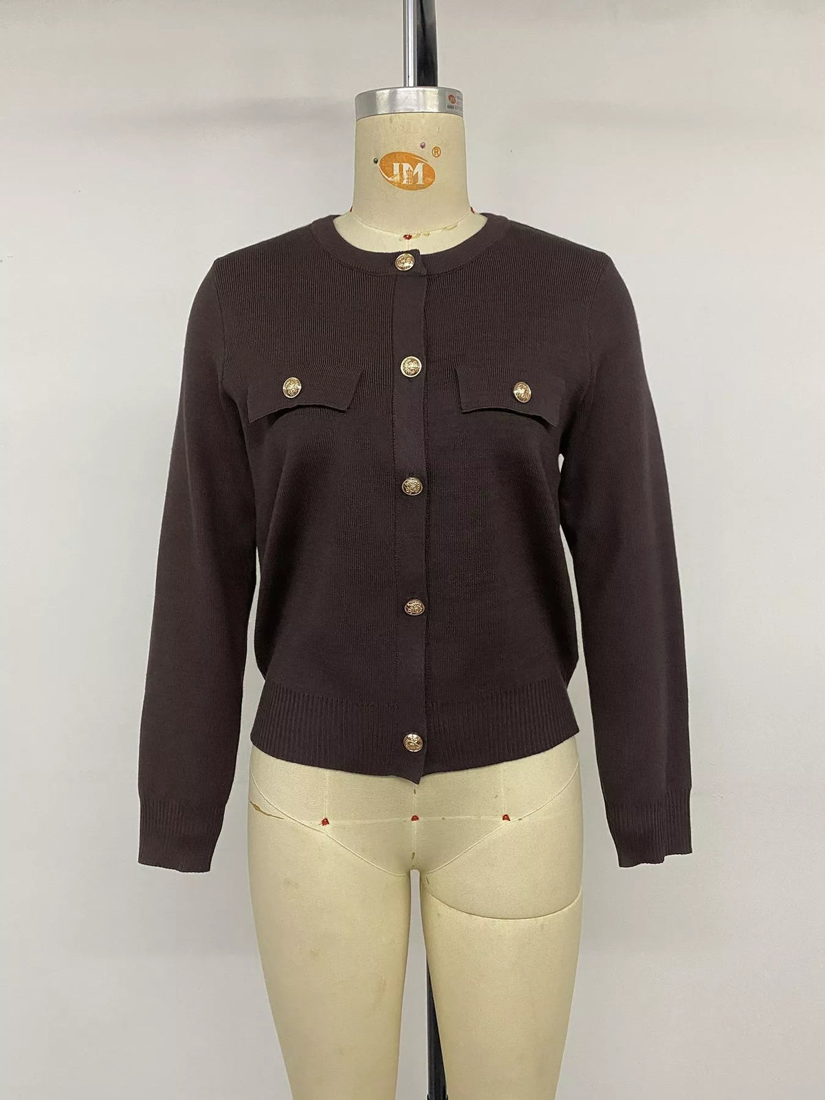 Button Down Long Sleeve Cardigan - Lilixa.store