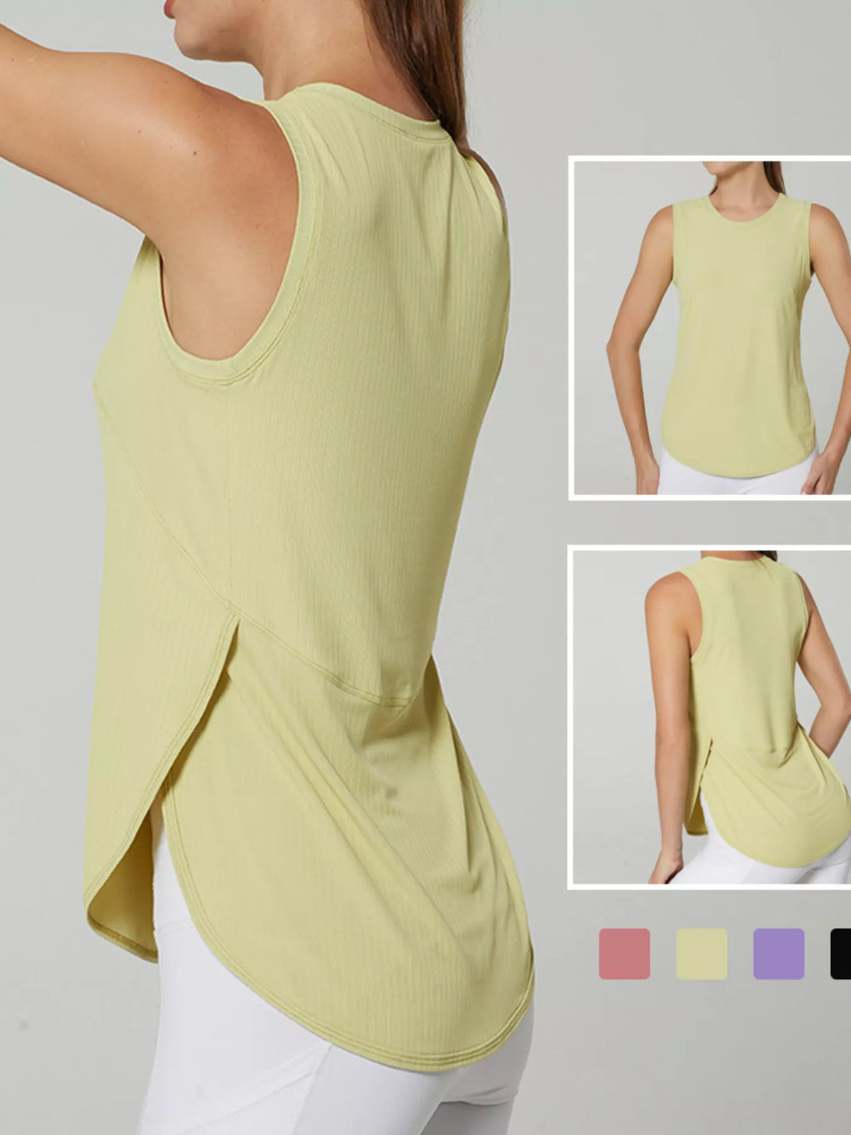 Lightweight Ribbed Active Tank - Lilixa.store