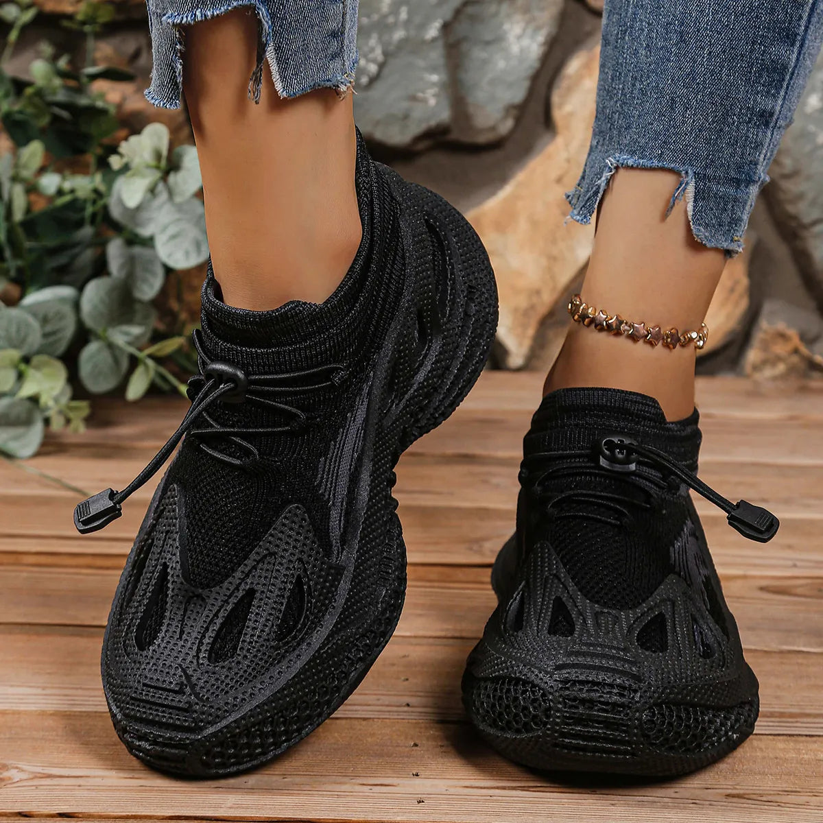 Lace Up Mesh Athletic - Lilixa.store