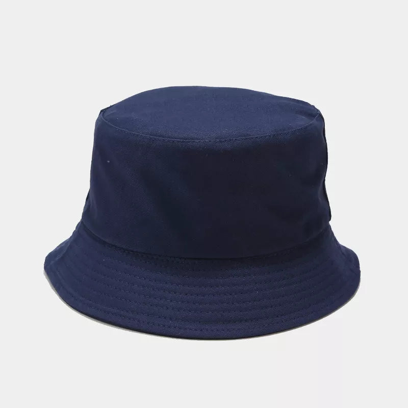 Solid Color Cotton Bucket Hat - Lilixa.store