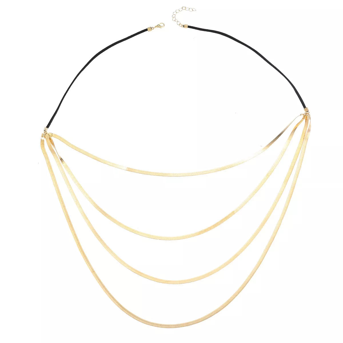 Multi-Layered Snake Chain Necklace - Lilixa.store
