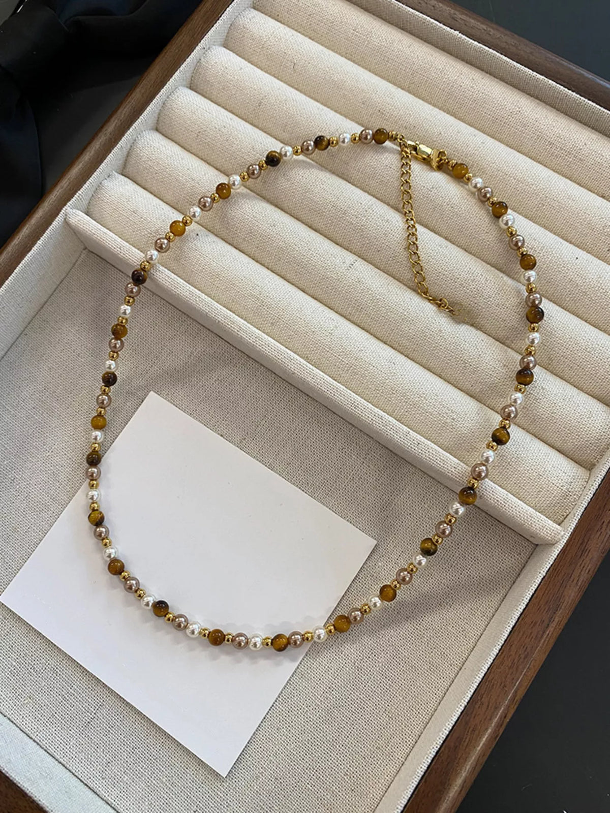 Tiger Eye Adjustable Necklace - Lilixa.store