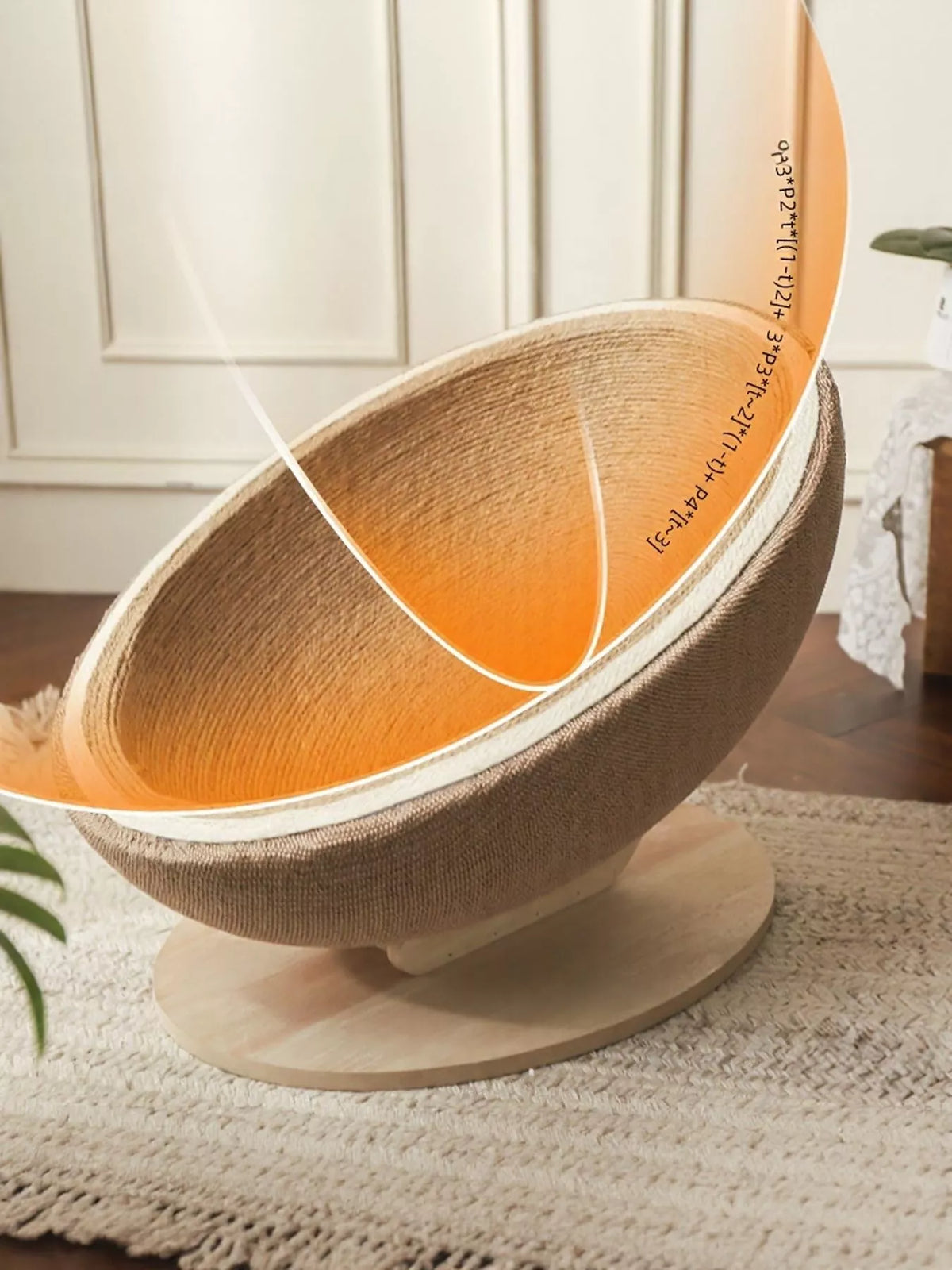 Cat Nest with Hemp Rope Scratcher - Lilixa.store