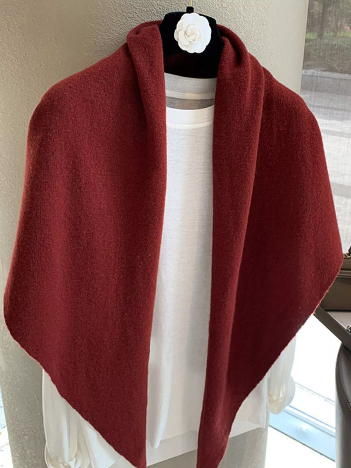 100% Wool Knit Scarf Shawl - Lilixa.store