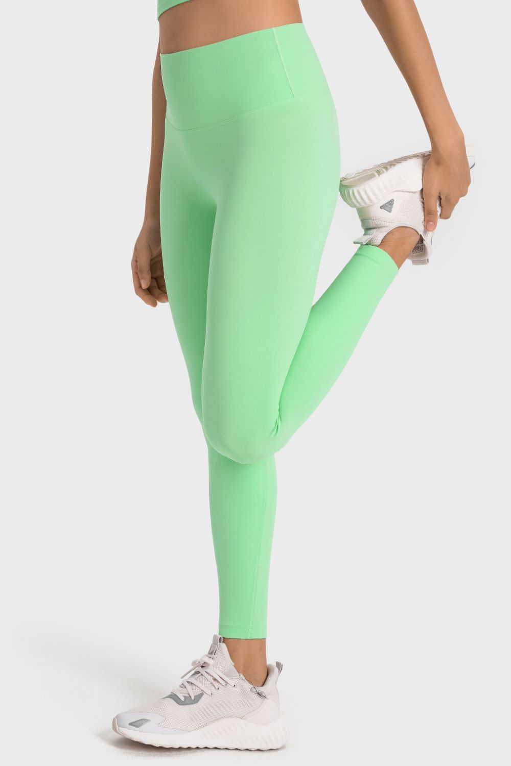 Millennia High-Rise Wide Waistband Yoga Leggings - Lilixa.store