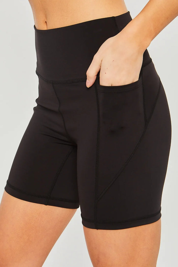 Love Tree High Waist Seam Detail Active Shorts - Lilixa.store