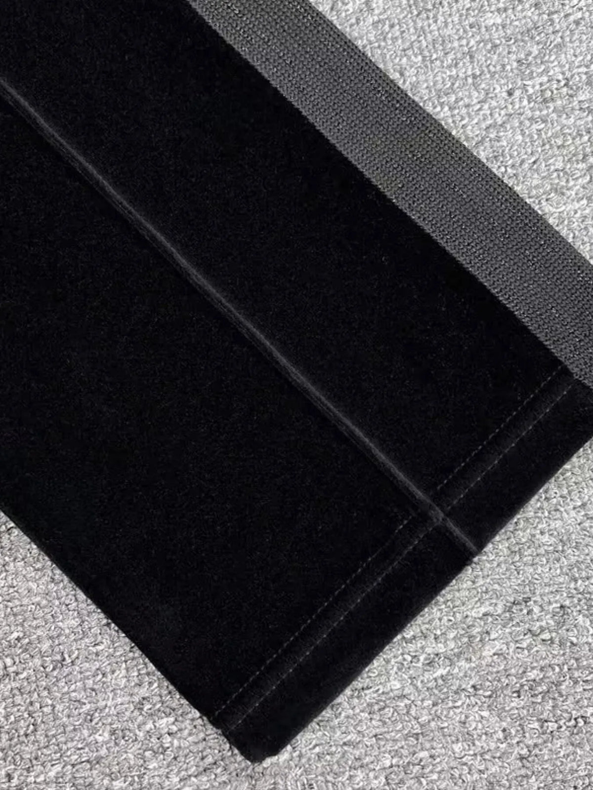 Men's Wide Leg Pants in Black, view 5