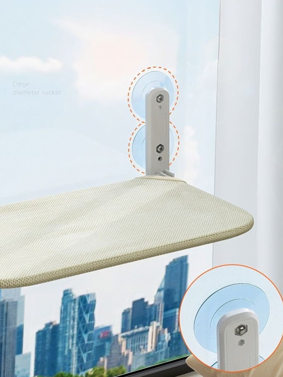 Window Perch Cat Hammock with Strong Suction Cups - Lilixa.store