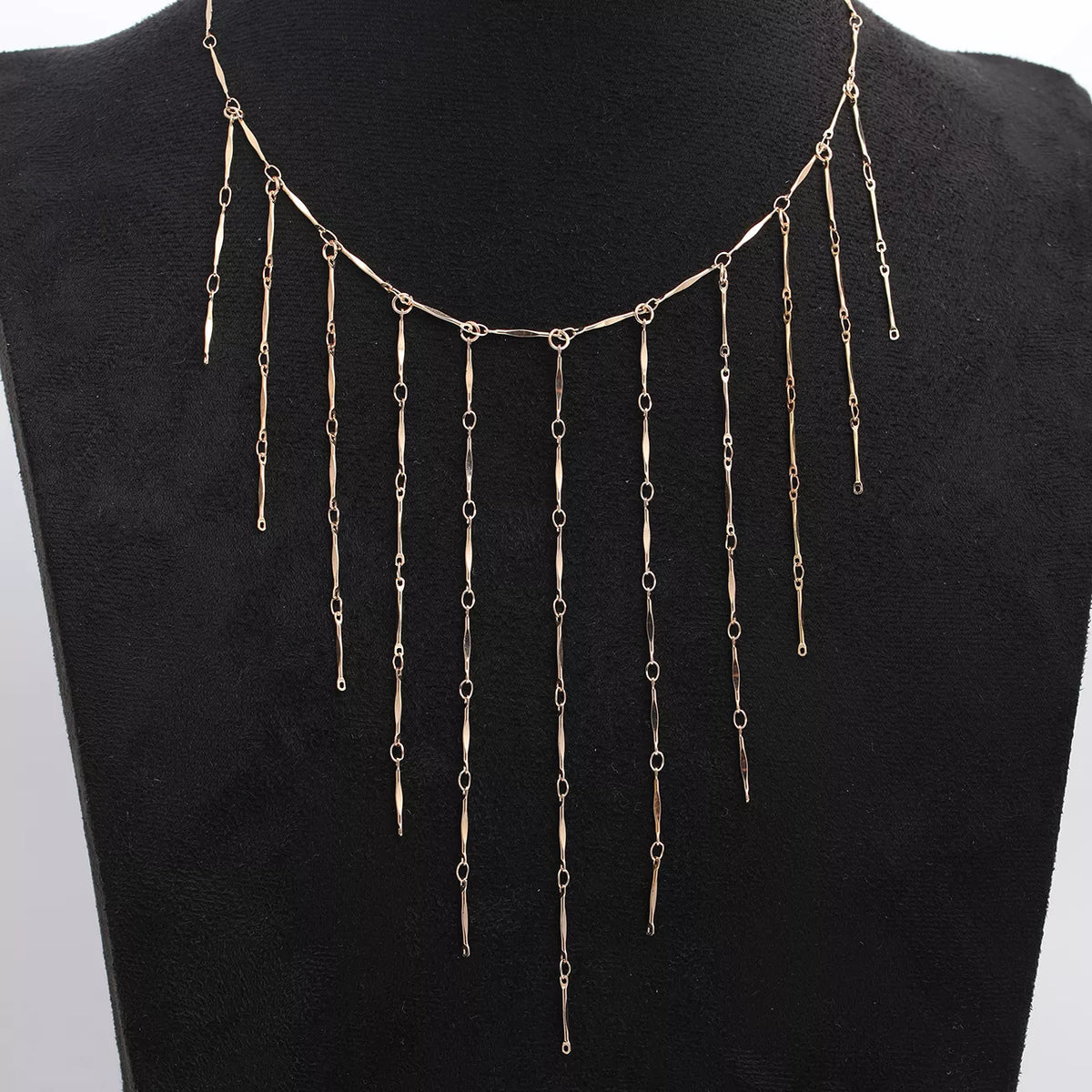 18K Gold-Plated Tassel Waterfall Necklace - Lilixa.store