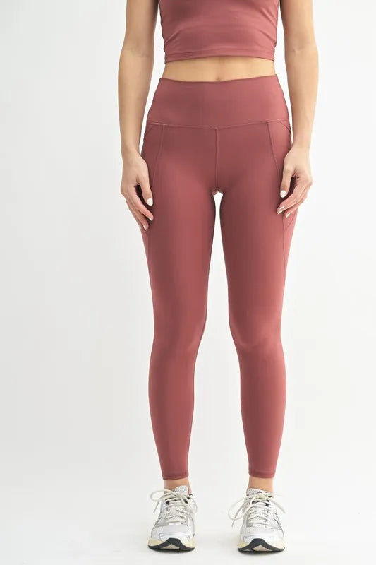 MONO B Venice Cloud Light Sculpt High-Waisted Leggings - Lilixa.store