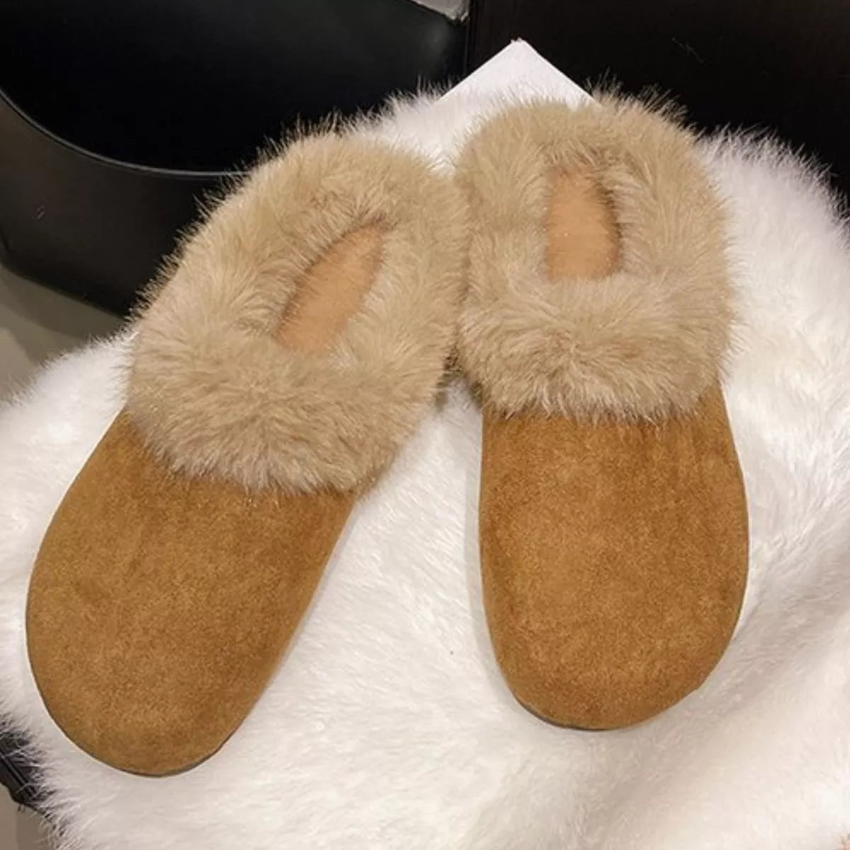Fuzzy Plush Warm Indoor Slippers - Lilixa.store
