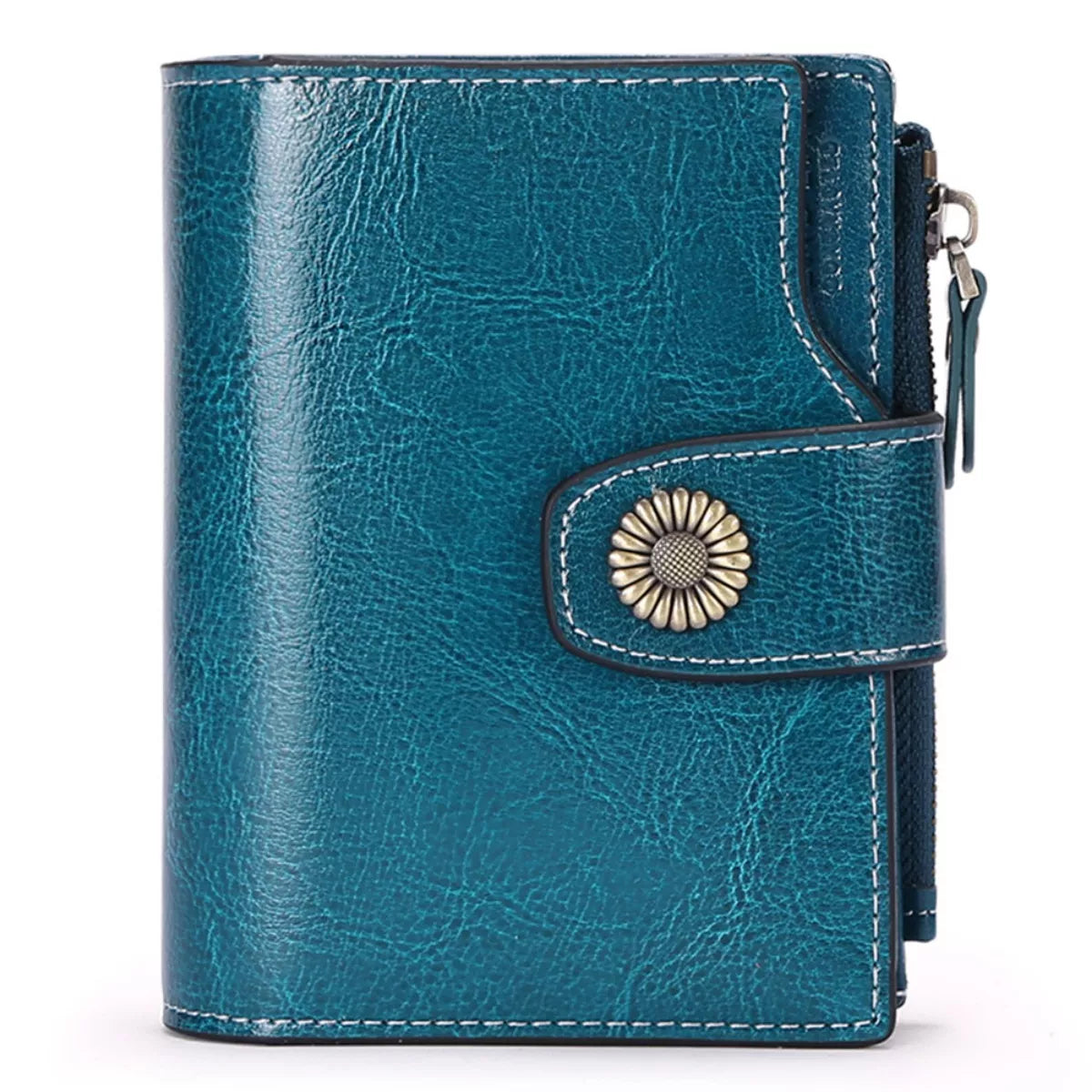 Vintage Style Leather Bifold Wallet - Lilixa.store