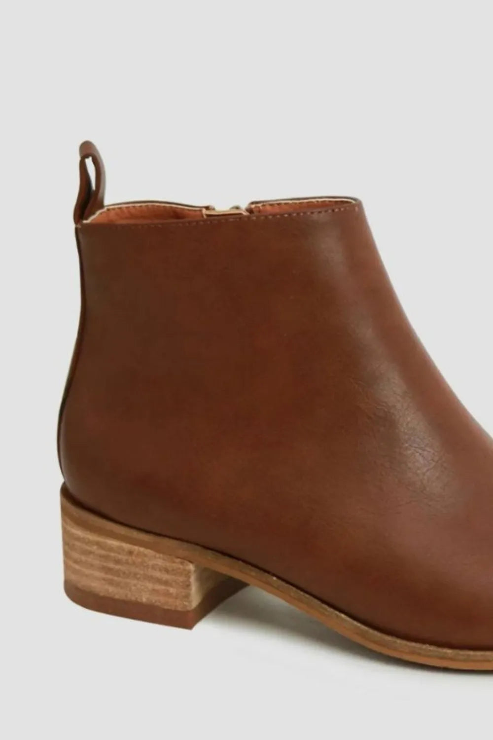 Beast Fashion PU Leather Block Heel Boots - Lilixa.store