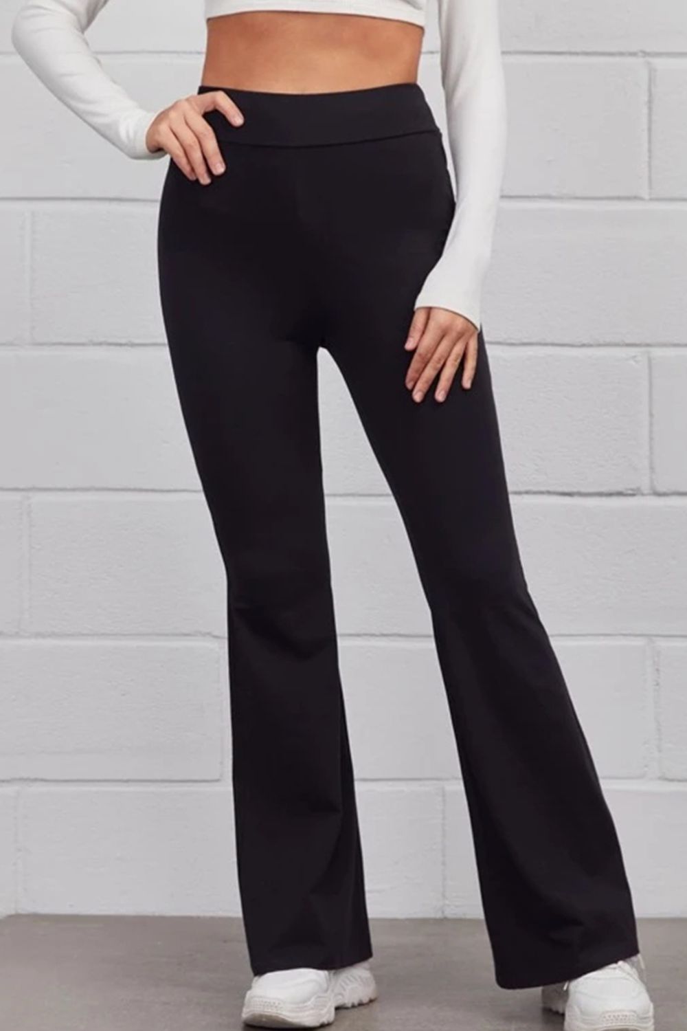 Pull On Flared Pants - Lilixa.store