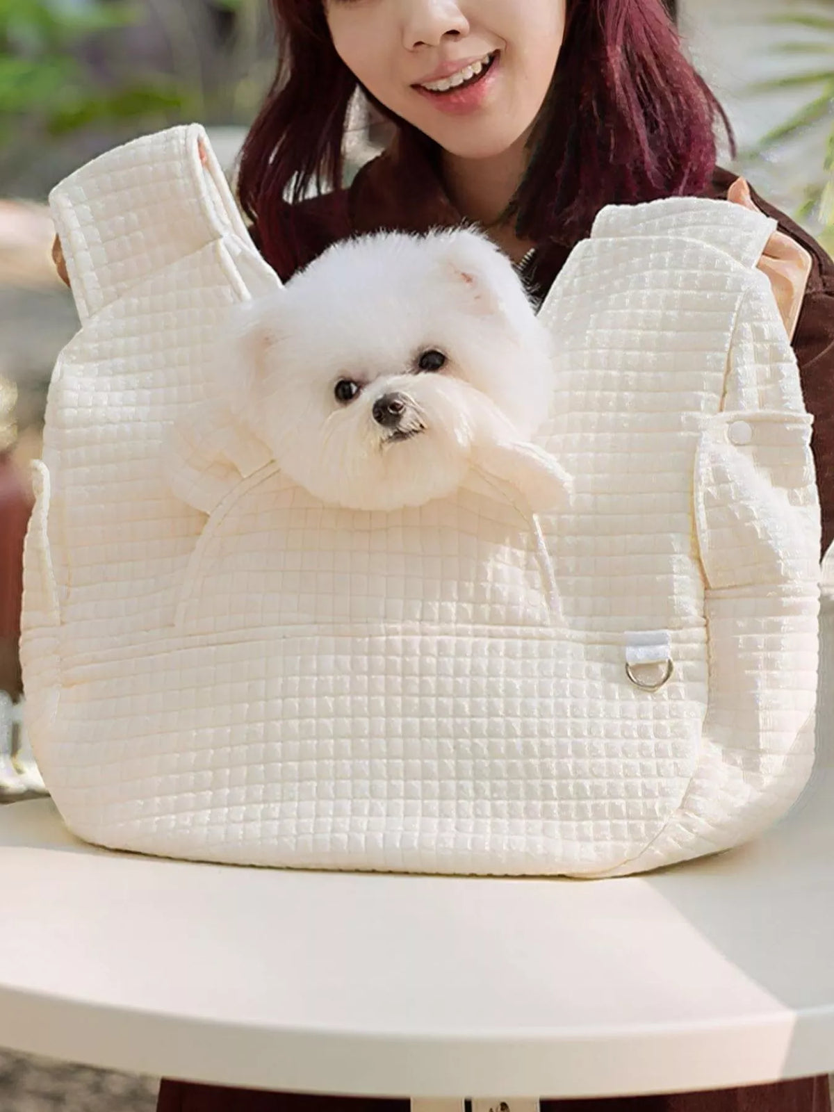 Comfortable Quilted Pet Carrier Sling Bag - Lilixa.store