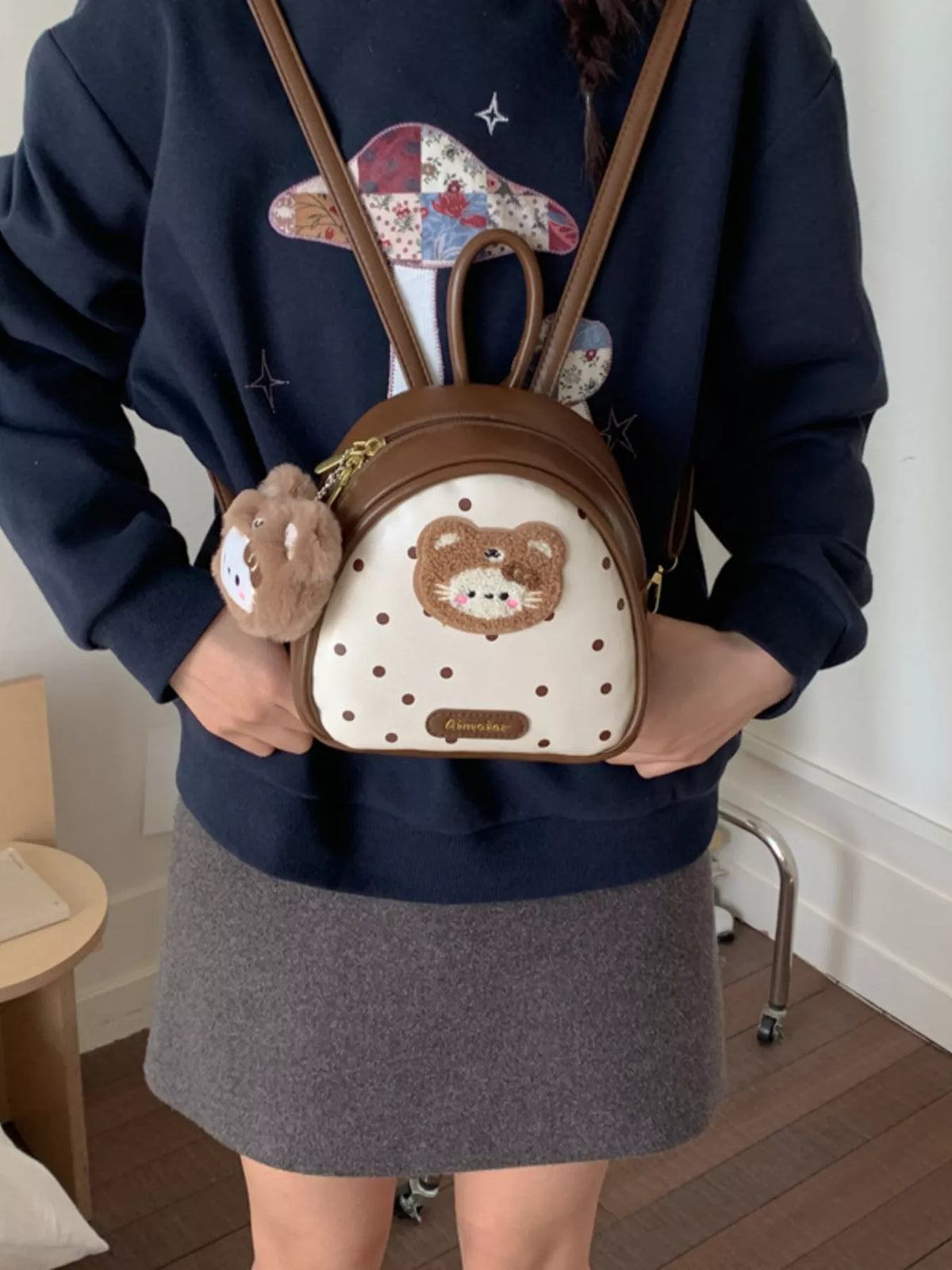 Cartoon Bear Backpack Bag - Lilixa.store