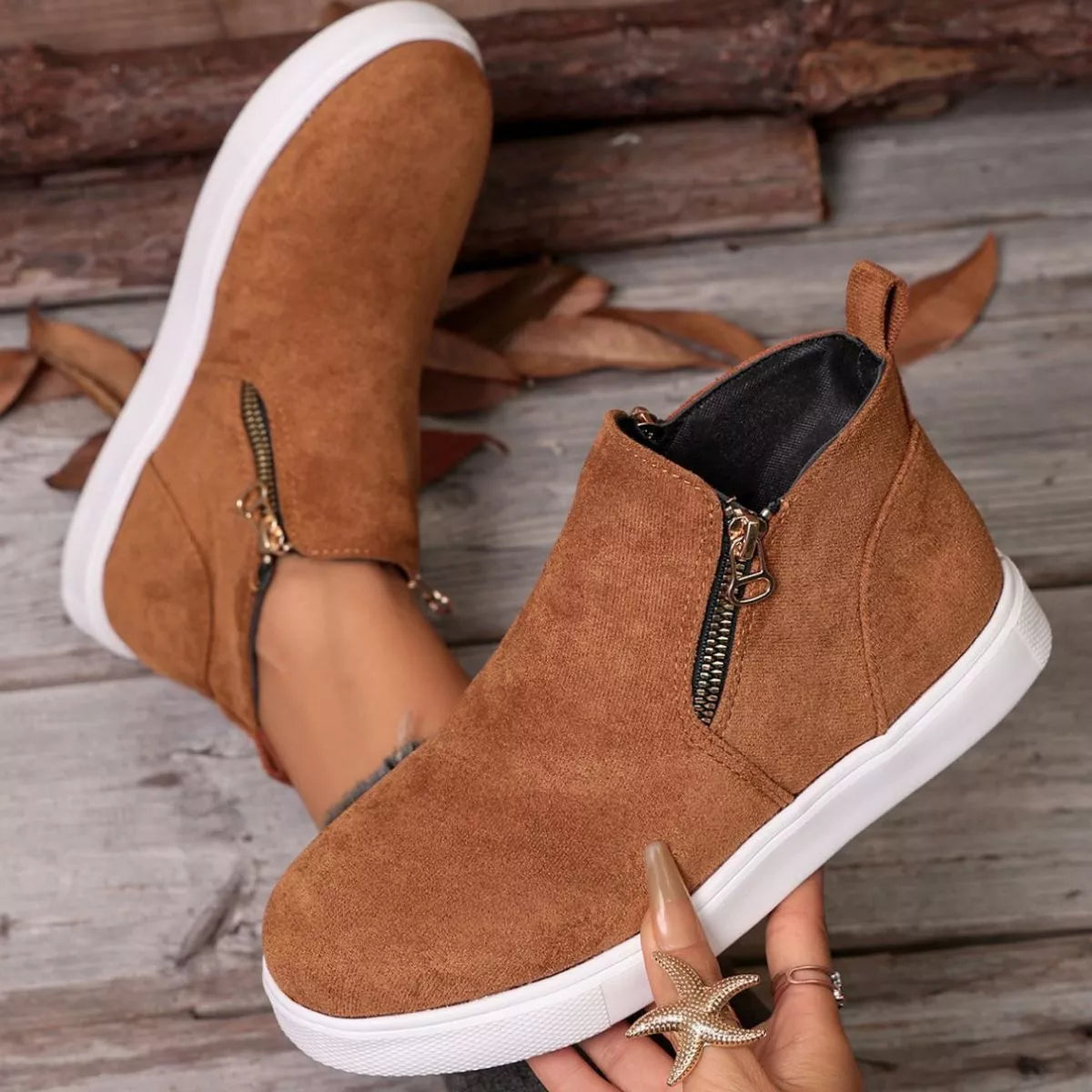 Round Toe Flats Loafers - Lilixa.store