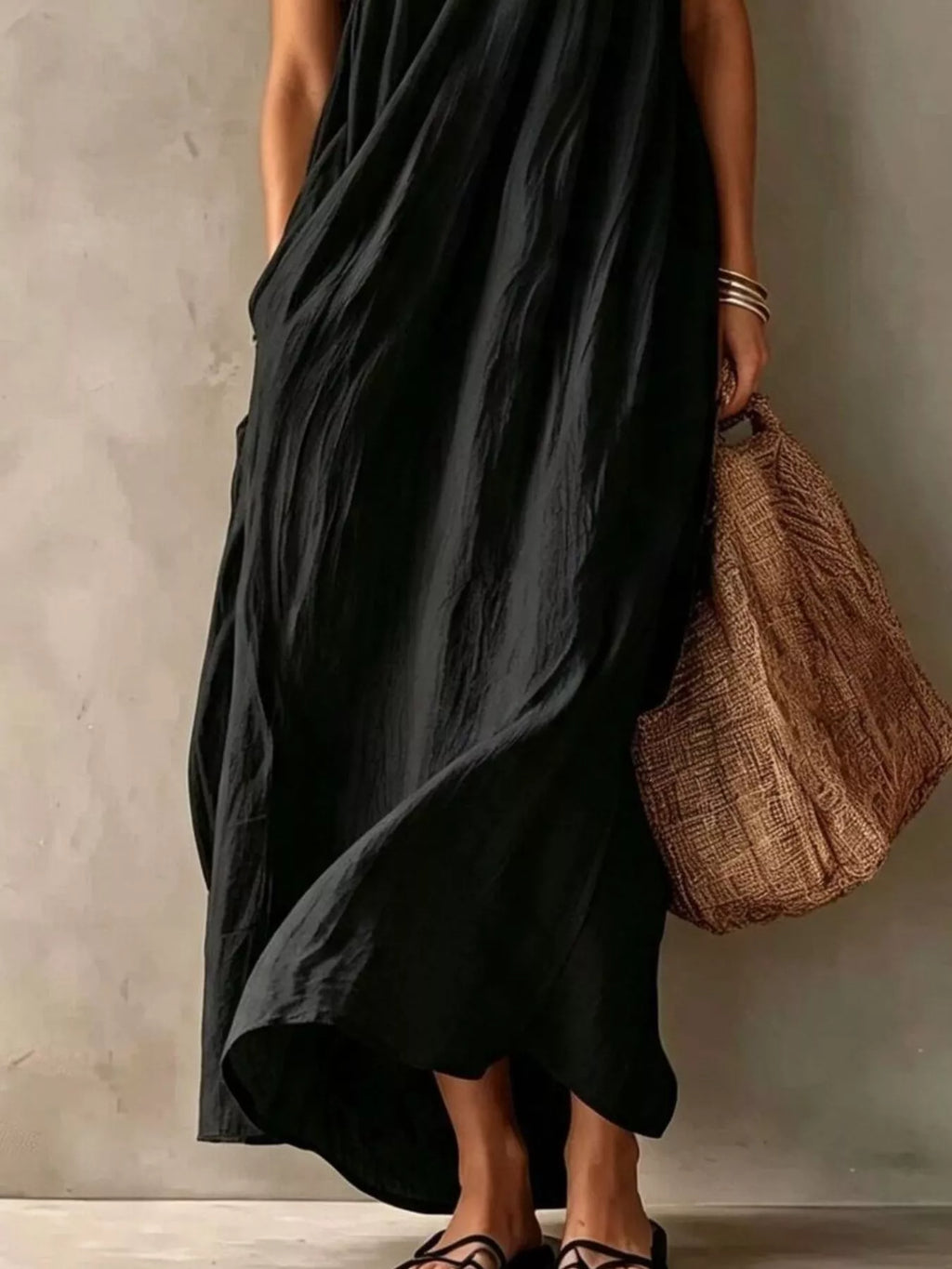 Full Size One-Shoulder Maxi Dress Plus Size - Lilixa.store