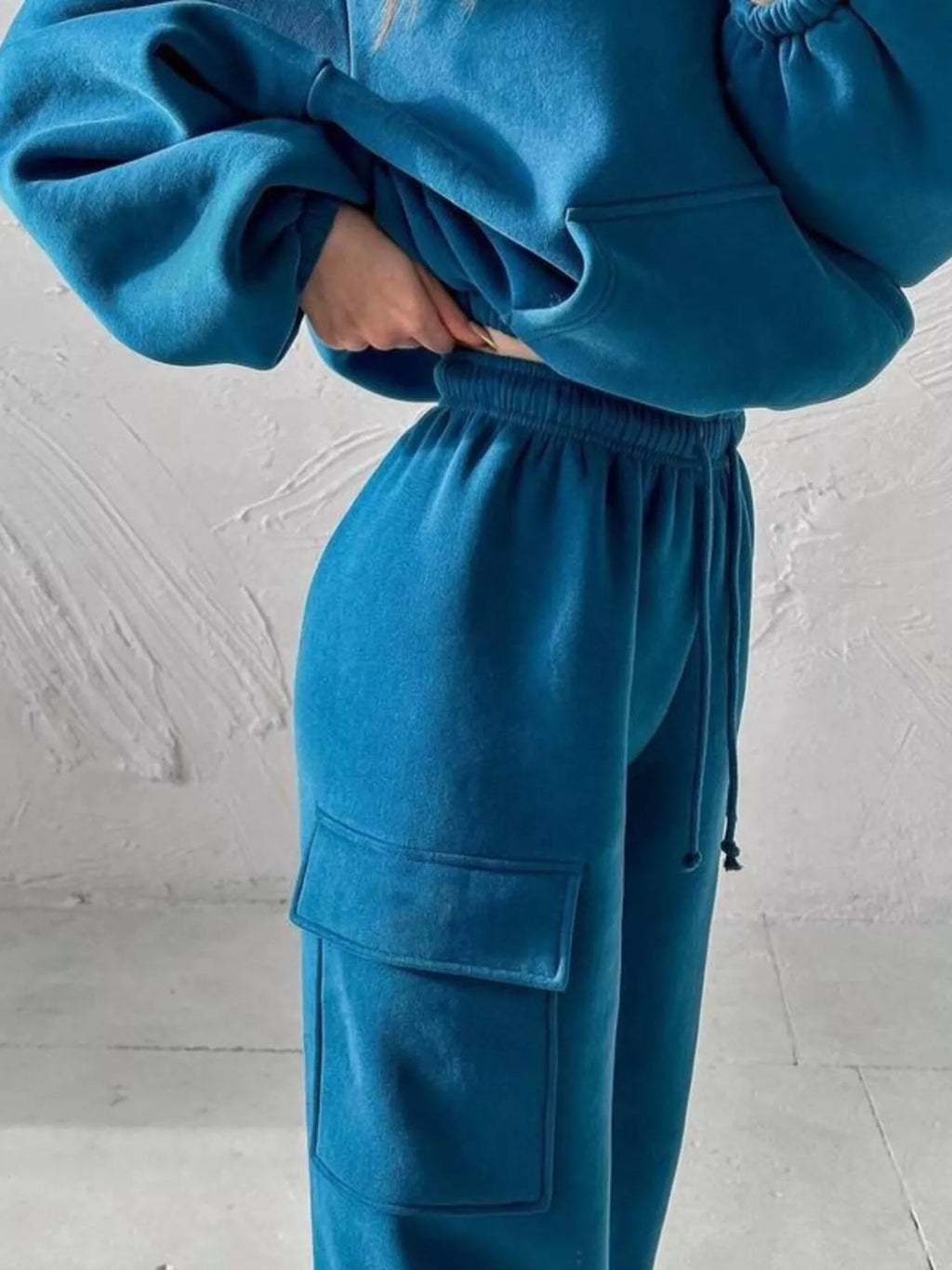Kangaroo Pocket Hoodie and Joggers Set - Lilixa.store