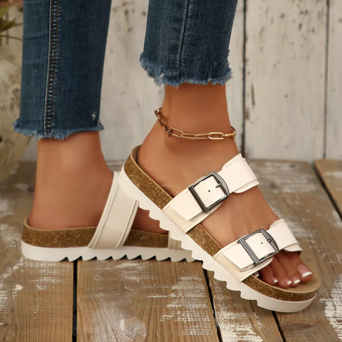 Open Toe Flats Sandals - Lilixa.store