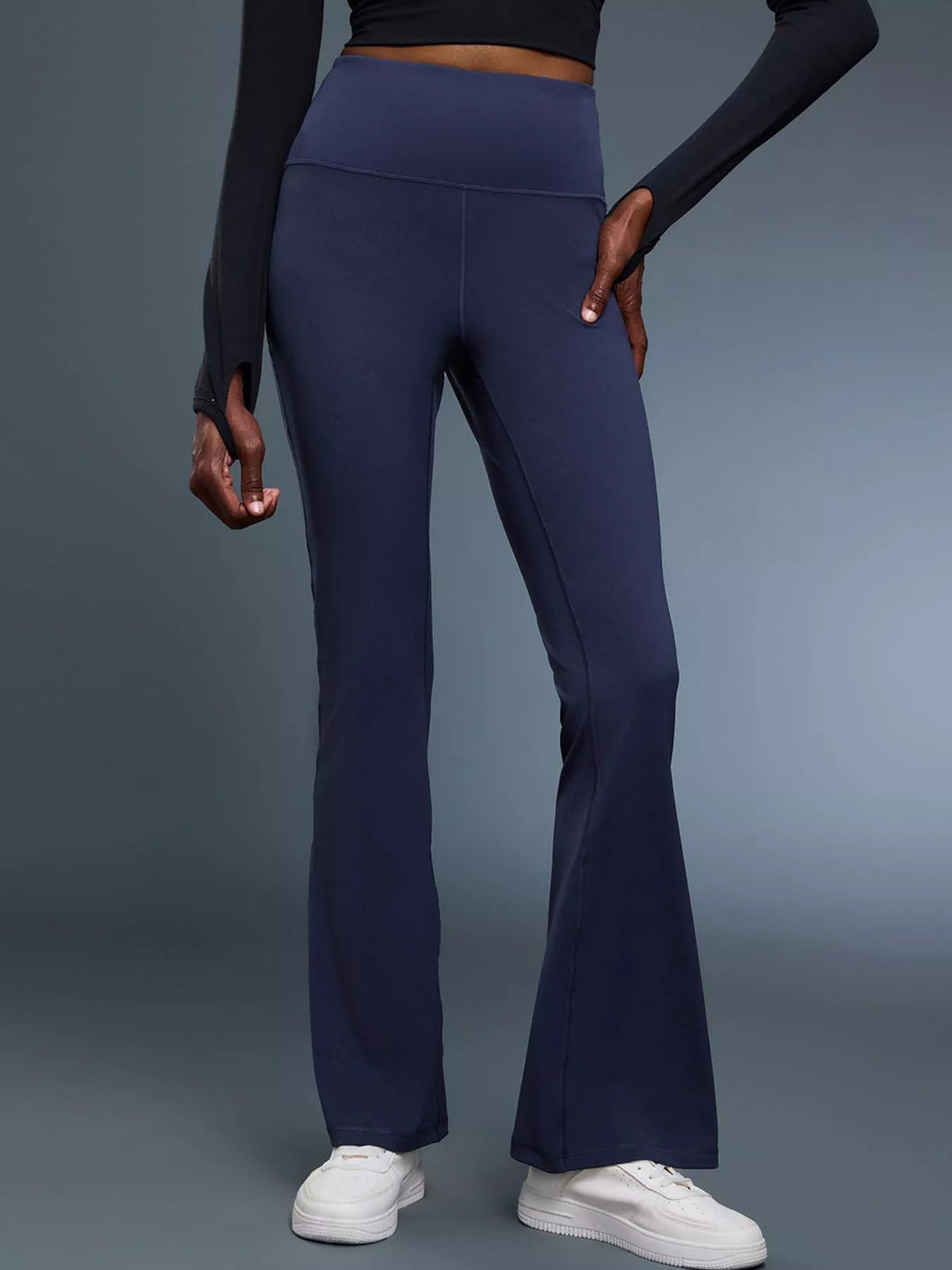 High-Waisted Flare Active Pants - Lilixa.store
