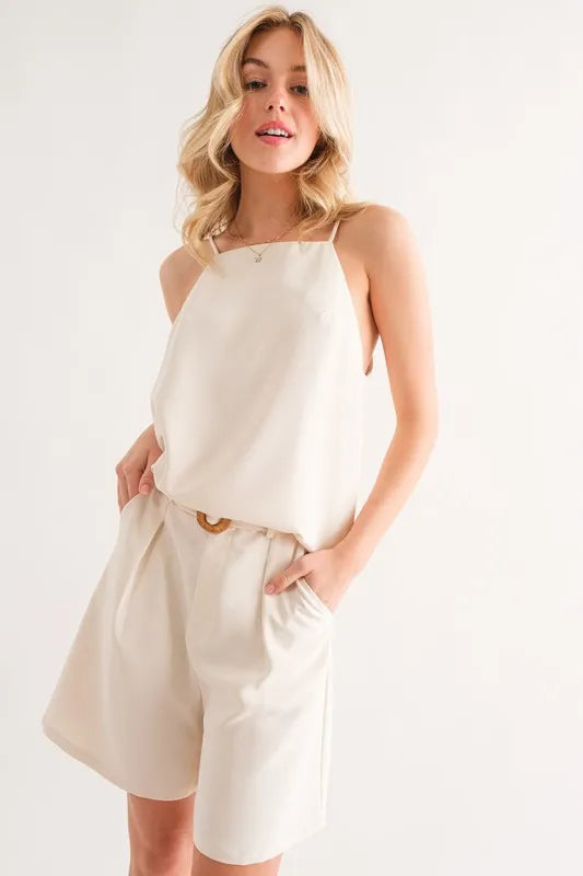 And The Why Sleeveless Basic Cami Top - Lilixa.store