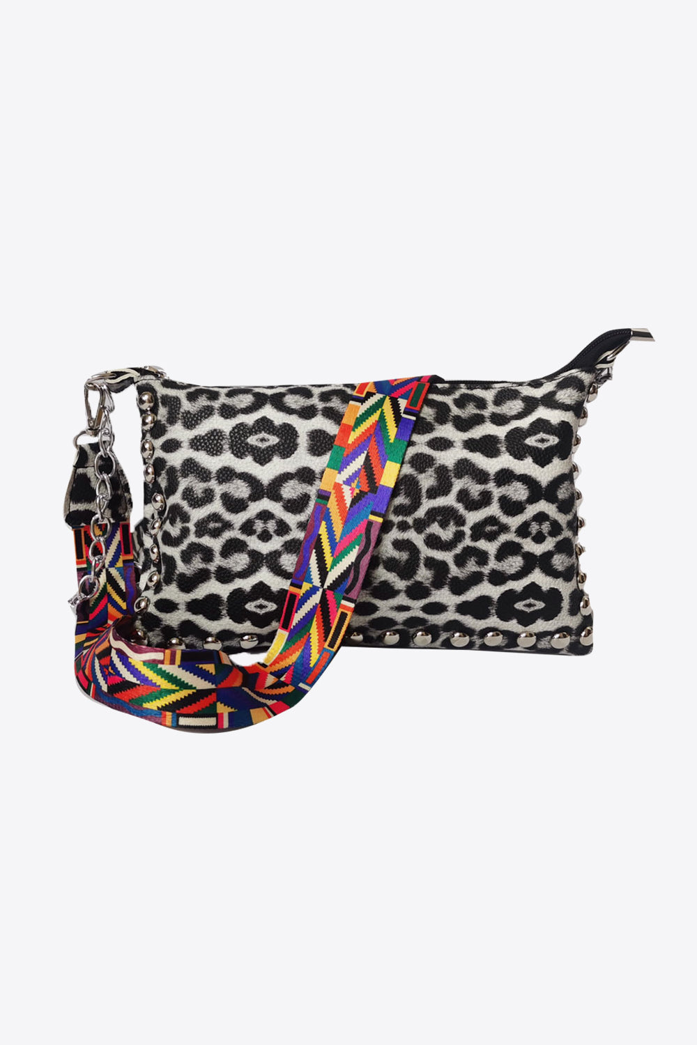 Adored PU Leather Studded Shoulder Bag - Lilixa.store