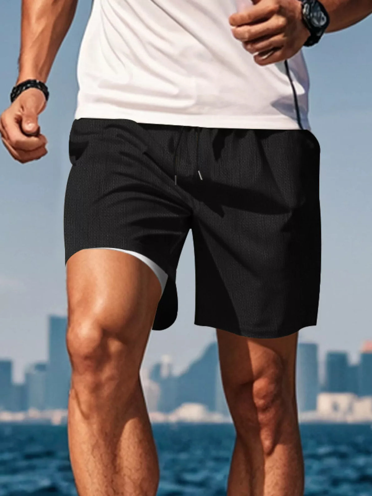 Men's Drawstring Causal Shorts - Lilixa.store