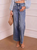 High-Waisted Wide-Leg Jeans - Lilixa.store